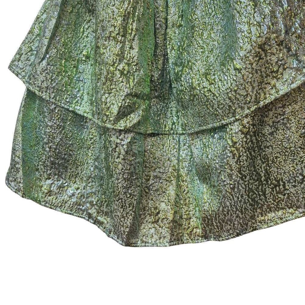 Green Strapless Mini Dress - Picture 5 of 16